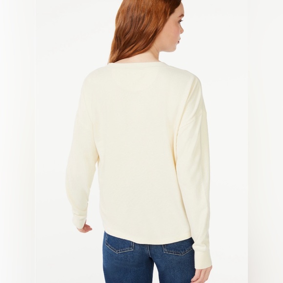 Womens Henley long sleeve shirt - Picture 3 of 3